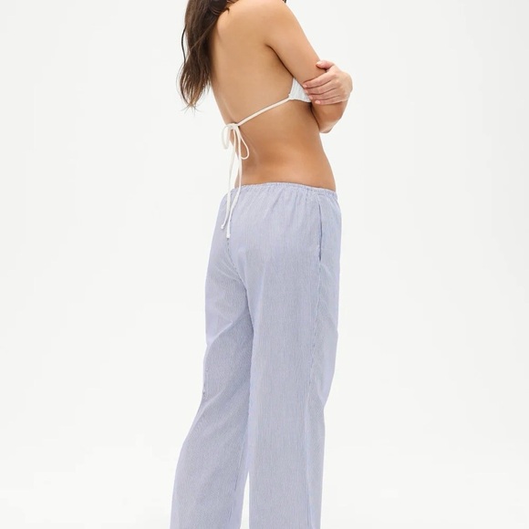 NWOT Frankie’s bikinis striped low rise pants - Picture 3 of 16